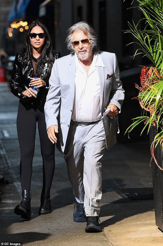 Al Pacino's Girlfriend Noor Alfallah, 29, Looks Stunning In A Black Fur