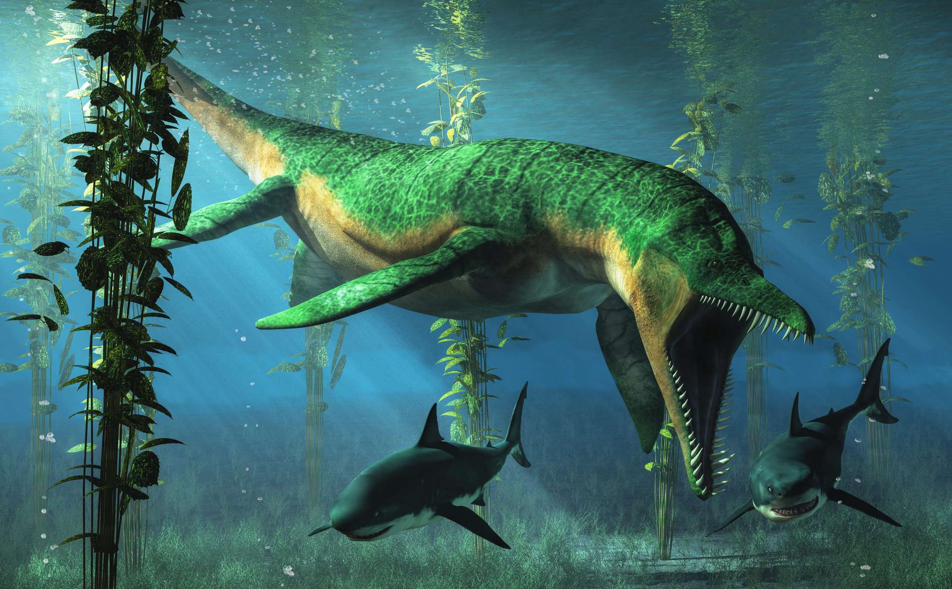 Remains of a gigantic sea monster emerge from British waters