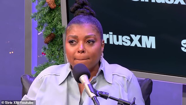 Taraji P Henson breaks down in TEARS and says she