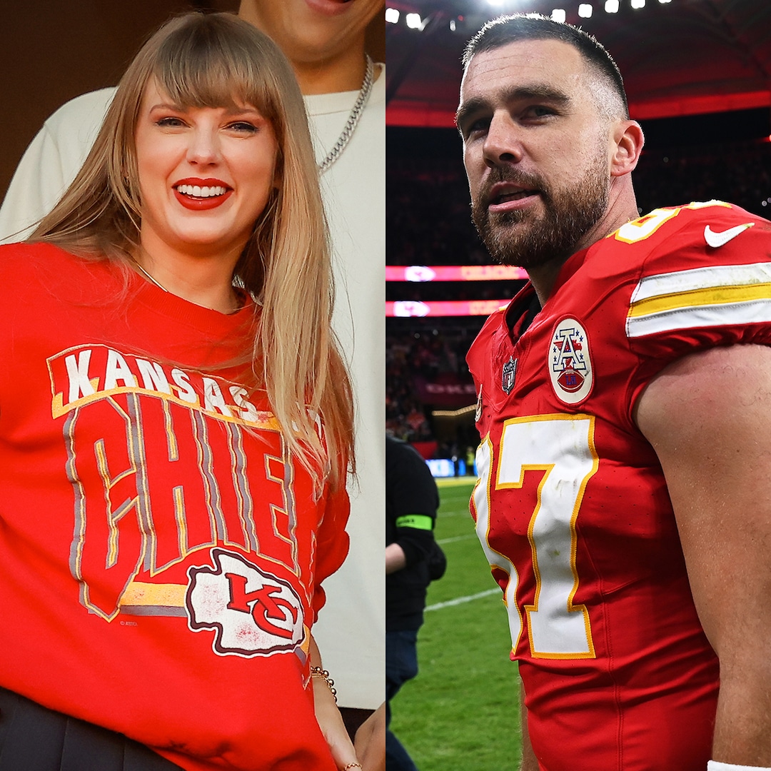 Travis Kelce Praises His Girlfriend Taylor Swift for Top Selling Jersey