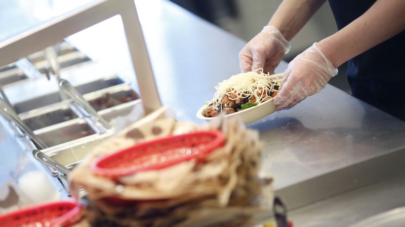 Woman who threw a bowl of food at a Chipotle