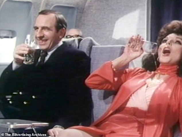 Cinzano Bianco's 1978 sketch in which a composed and pompous Leonard Rossiter managed to spill Joan Collins' drink on her