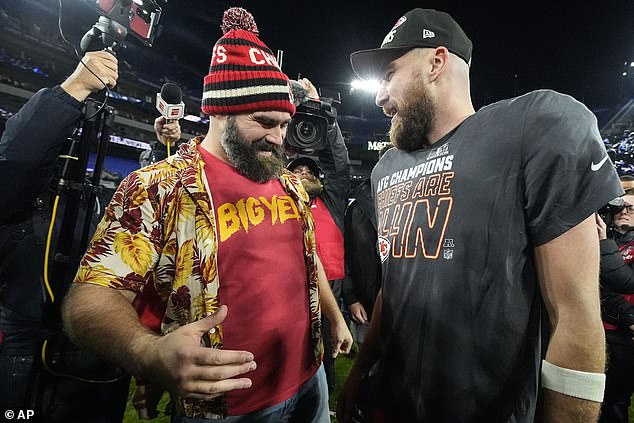 The Kelce family is headed to Vegas along with Taylor as the Chiefs win another Super Bowl