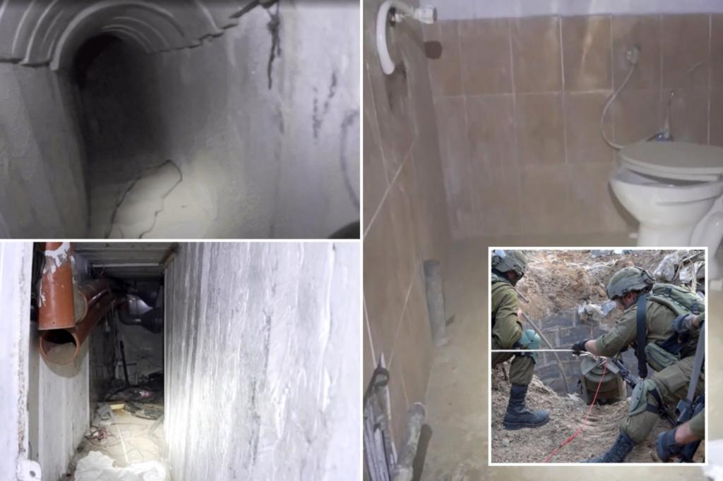 Amazing Look Inside The Hamas Tunnel Where Israeli Hostages Were Held   Amazing Look Inside The Hamas Tunnel Where Israeli Hostages Were 