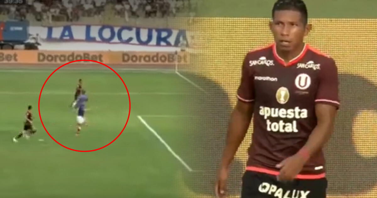 Edison Flores scored a spectacular goal for Universitario against Carlos