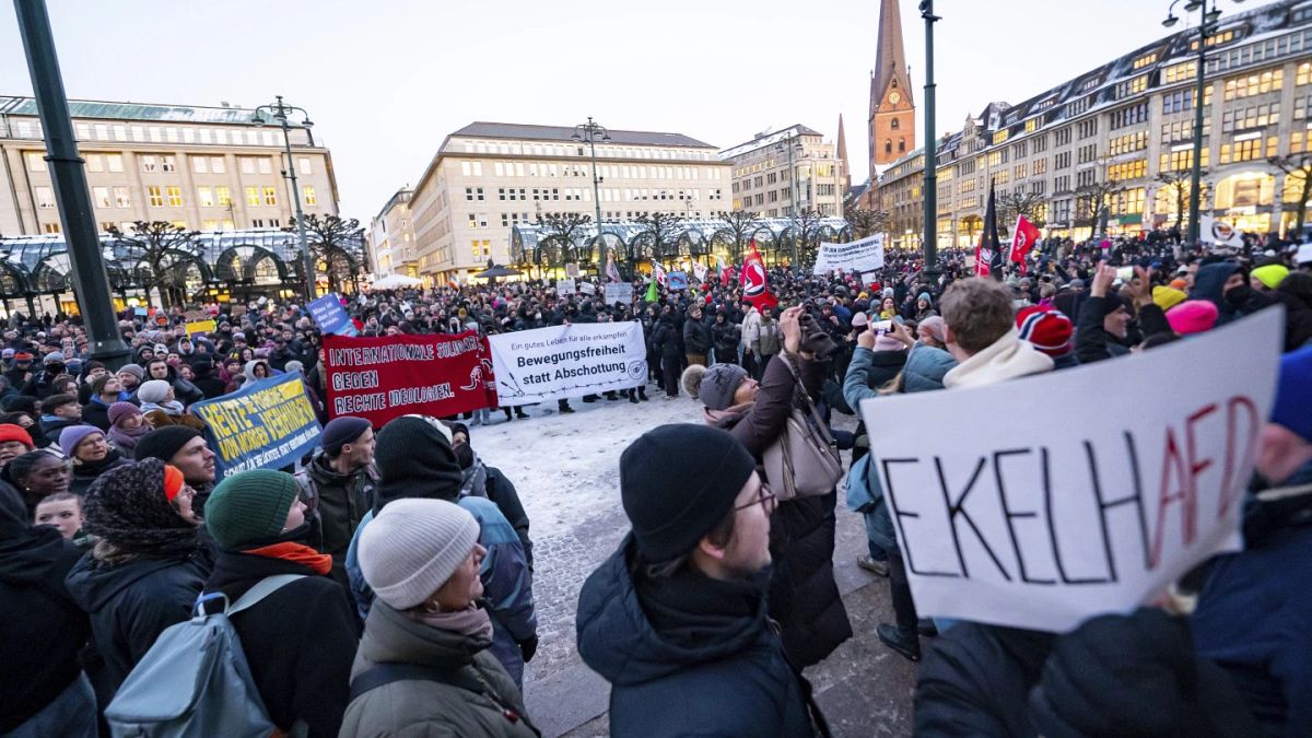 Germany thousands demonstrate against deportation plan Euronews Italian