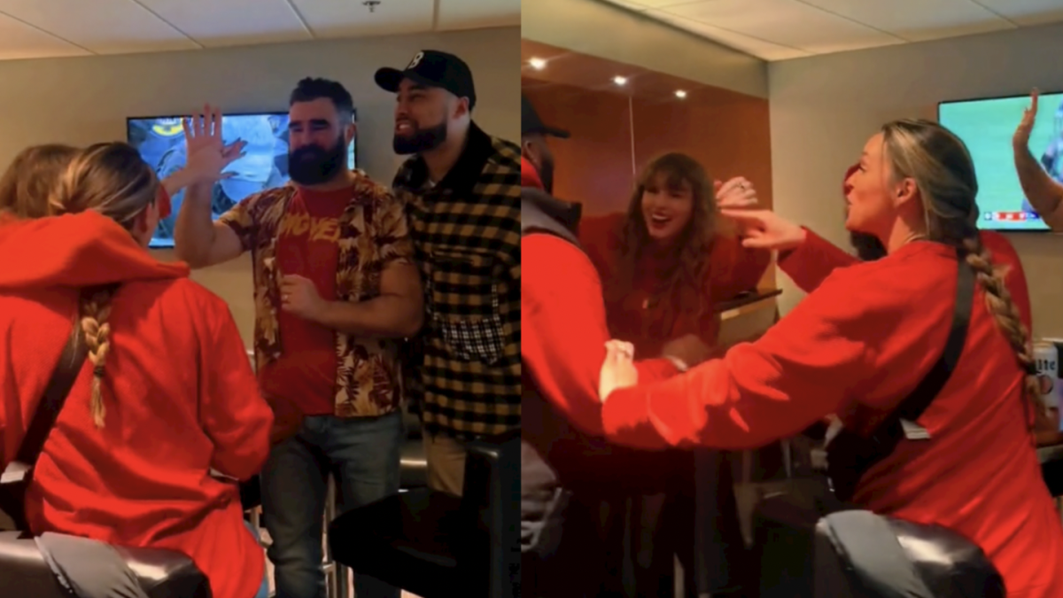 Keleigh Sperry shares a behind the scenes TikTok of Taylor Swift and