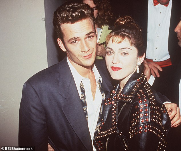 Madonna dated Beverly Hills 90210 heartthrob Luke Perry in the