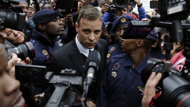 Oscar Pistorius is released from South African prison after serving