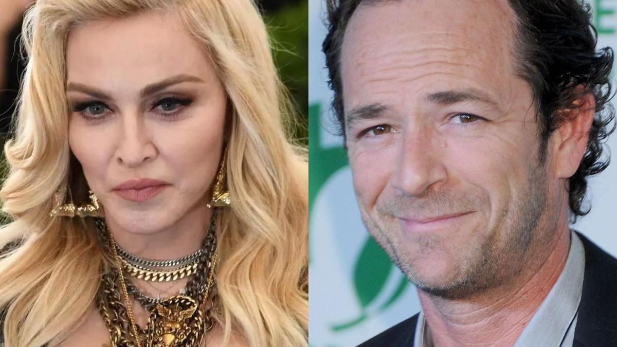 They reveal Madonna had a secret romance with Luke Perry