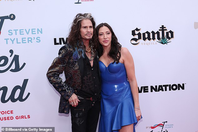 Steven and Aimee, the rocker's personal assistant, made their romance public in 2016