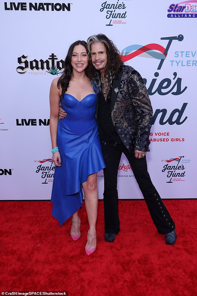 Posing on the red carpet, Steven radiated good health as he beamed at the cameras in his elegant outfit