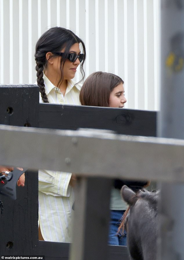 Kourtney made the most of the trip by filling it with fun activities for herself and her kids