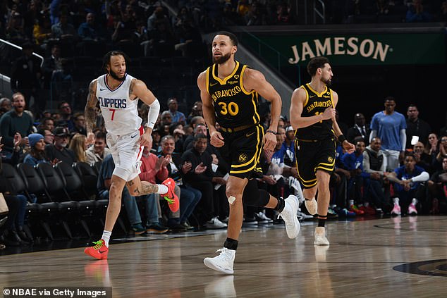 Curry was preparing for the Warriors' game against the Los Angeles Clippers on Wednesday