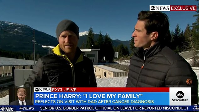 During a tour of the winter sports city of Whistler, which alongside Vancouver is hosting the 2025 Invictus Games, Prince Harry was interviewed by Will Reeve