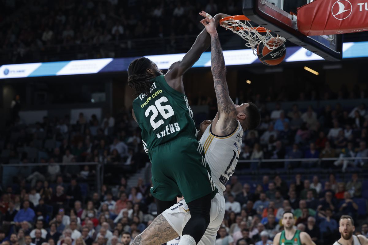 Panathinaikos breaks Real Madrid39s unbeaten record at Wizink Basketball