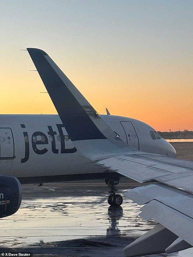 Two JetBlue planes collide on the tarmac at Boston Logan