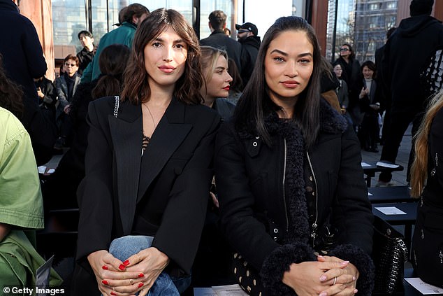 Jeanne Damas and Shanina Shaik attend the Stella McCartney Show