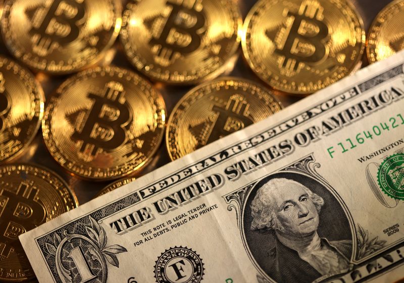 The US dollar slips ahead of Powell39s speech Bitcoin continues