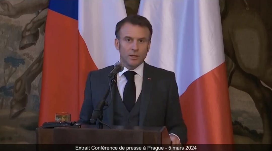 The war has returned to European soil says Emmanuel Macron